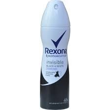 REXONA DEO 150ML INVIS BLACK&WHITE WOMEN