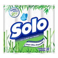 SOLO BAMBU TUVALET KAĞIDI 32'Lİ