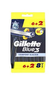 GILLETTE BLUE 3 PLUS COMFORT SLALOM 6+2