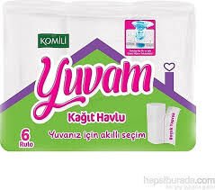 KOMILI YUVAM KAGIT HAVLU 6LI