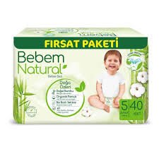 BEBEM NATURAL 5 NUMARA  40 ADET