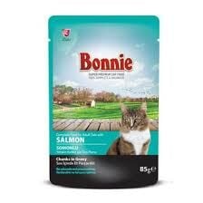 BONNIE KEDI POUCH SOMON&ALABALIK 85GR