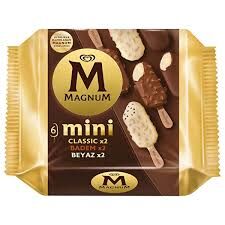MAGNUM MINI CLASSSIC BADEM BEYAZ 6LI