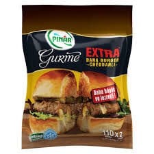PINAR BURGER GURME EXTRA CHEDDARLI 220GR
