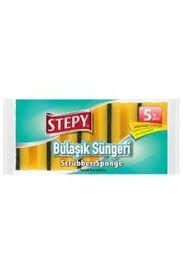 STEPY OLUKLU BULAŞIK SÜNGERİ 5 Lİ*36