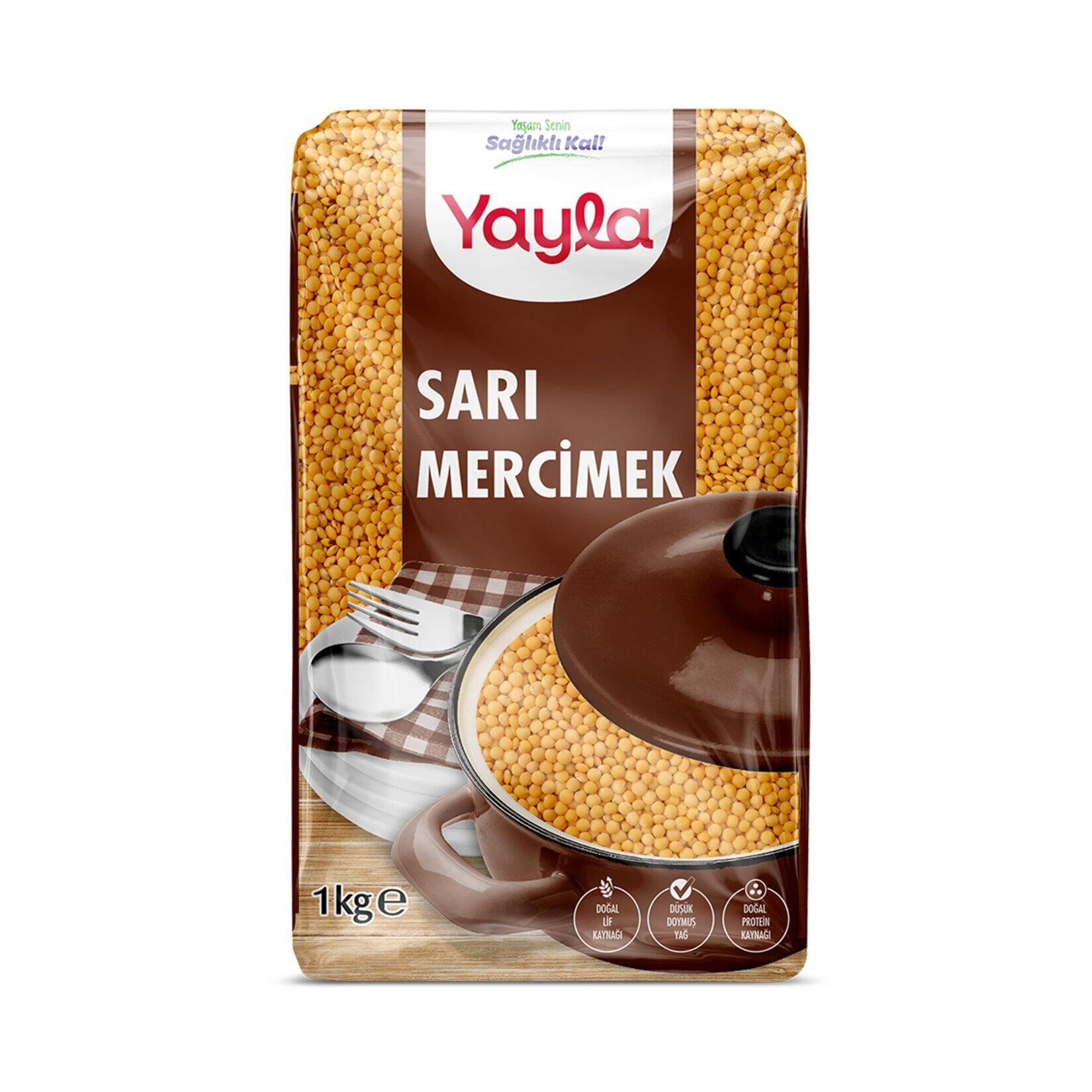 YAYLA SARI MERCIMEK 1KG