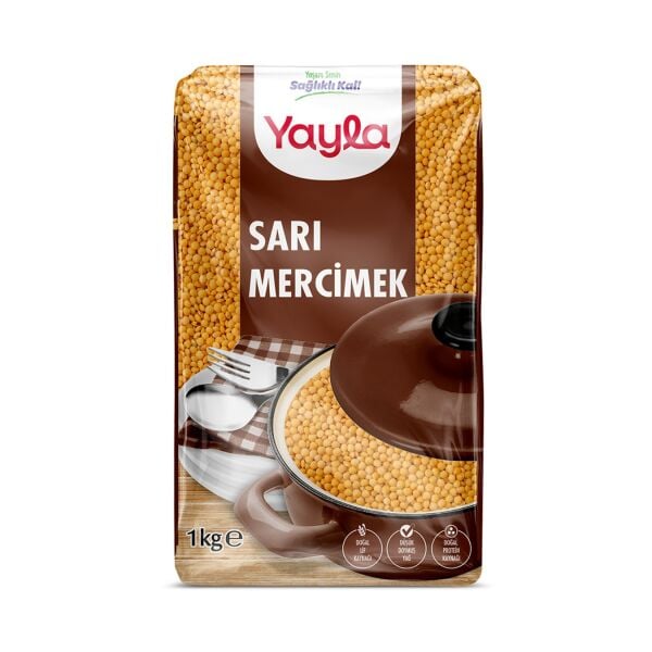 YAYLA SARI MERCIMEK 1KG