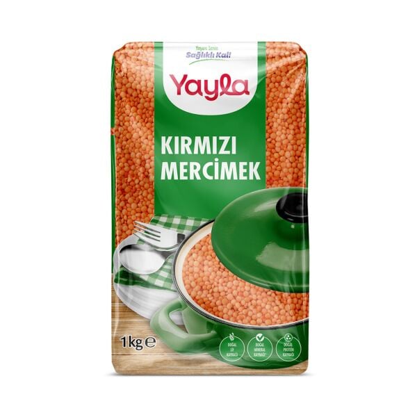 YAYLA YERLI KIRMIZI MERCIMEK 1KG