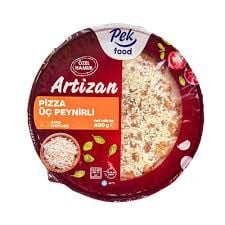 PEK FOOD ARTIZAN ÜÇ PEYNIRLI PIZZA 480GR