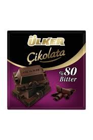 ULKER CIK. BITTER %80 KARE 60GR