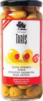 TARIS YAMALAK BIBERLI YESIL ZEYTIN 500ML