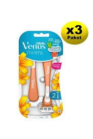 GILETTE VENUS RIVIERA 3 BICAKLI 2LI BOSET