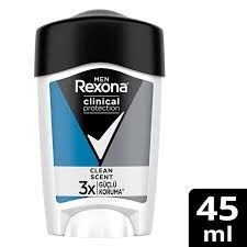 REXONA MEN CLINICAL CREAM CLEAN SCENT 45ML