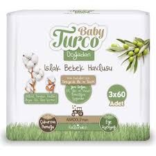 BABY TURCO DOGADAN ISLAK BEBEK HAVLUSU 3X60