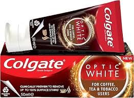 COLGATE OPTIC WHITE KAHVE ÇAY TÜTÜN KULLANANLAR İÇİN 50 ML