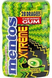 MENTOS SOUR YESIL ELMA AROMALI 56GR