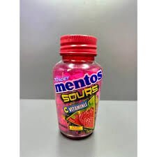 MENTOS SOUR CILEK AROMALI C VITAMINLI
