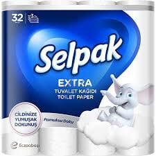SELPAK EXTRA PAMUK TUVALET KAGIDI 32LI