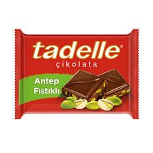 TADELLE TABLET CIKOLATA ANTEP FISTIKLI 60GR